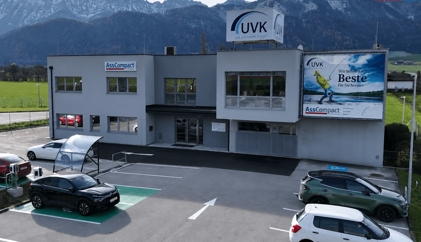 Standort der Waghubinger-Gruppe mit UVK und AssCompact Beschilderung